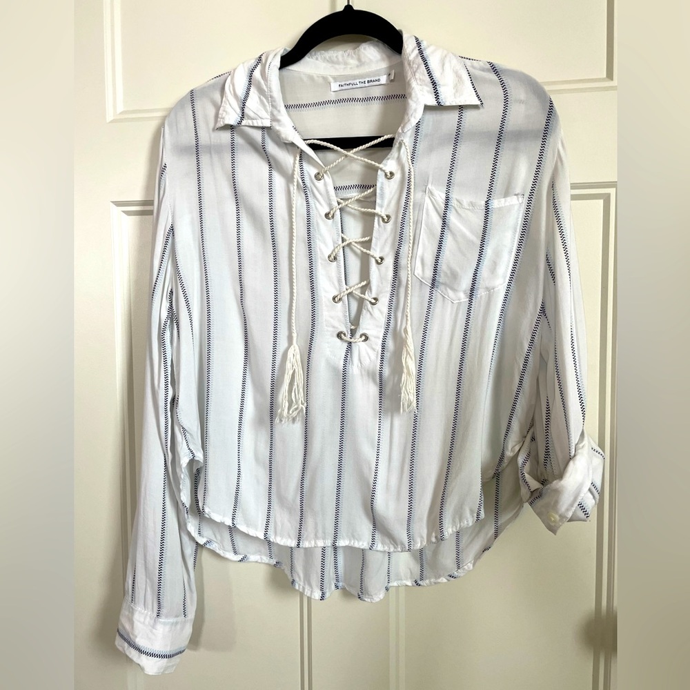 Faithful the Brand Nautical-esque Blouse